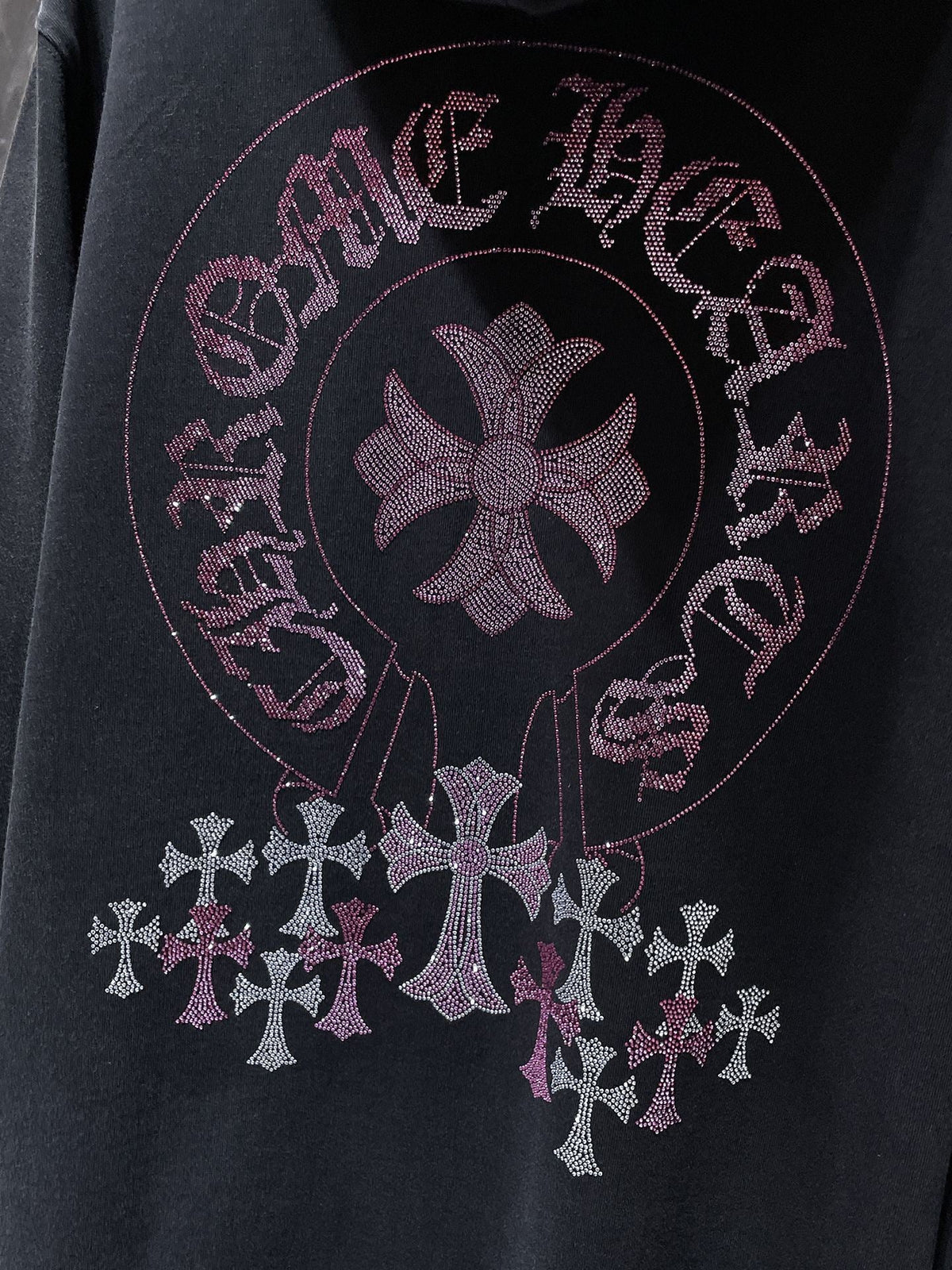 Chrome Hearts CH gothic monogram embroidery detail