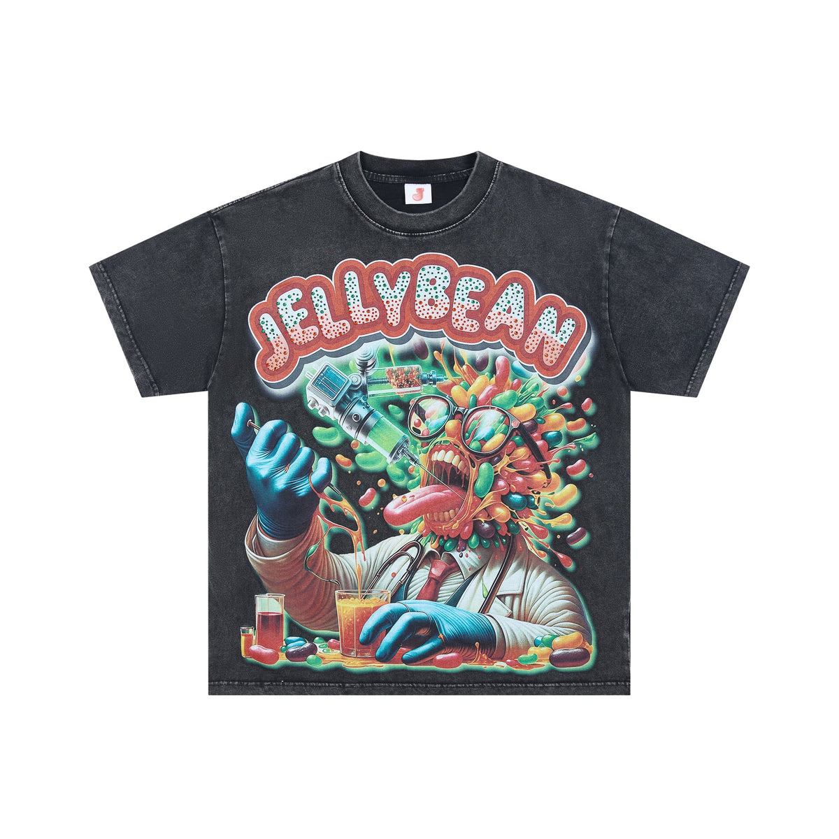 Jellybean Graphic Tee - front and back view