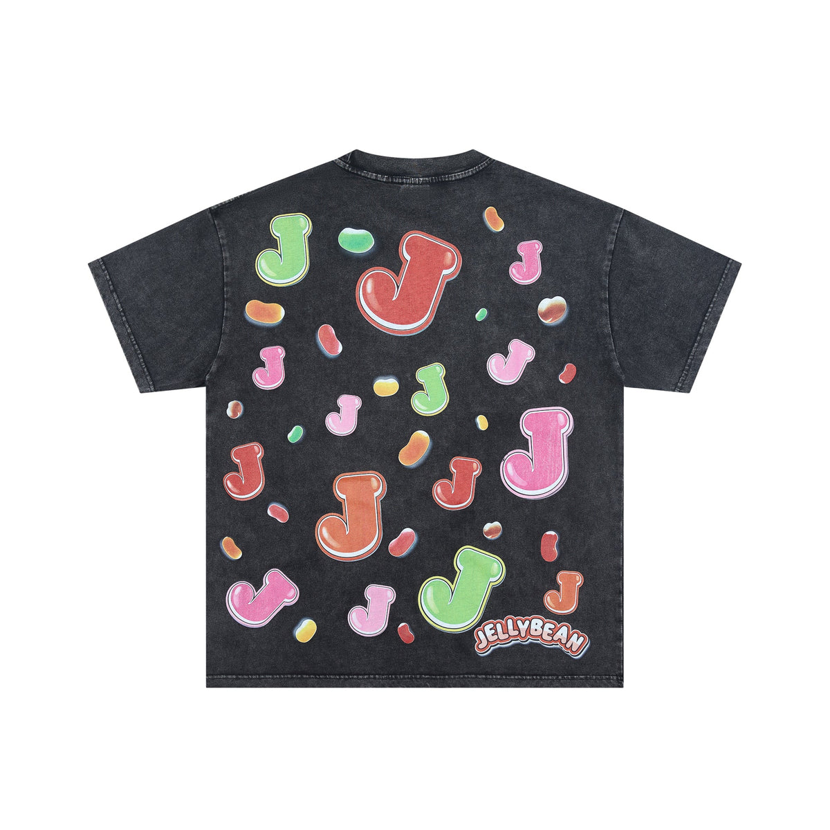 Jellybean Graphic Tee - front view with scientist graphic