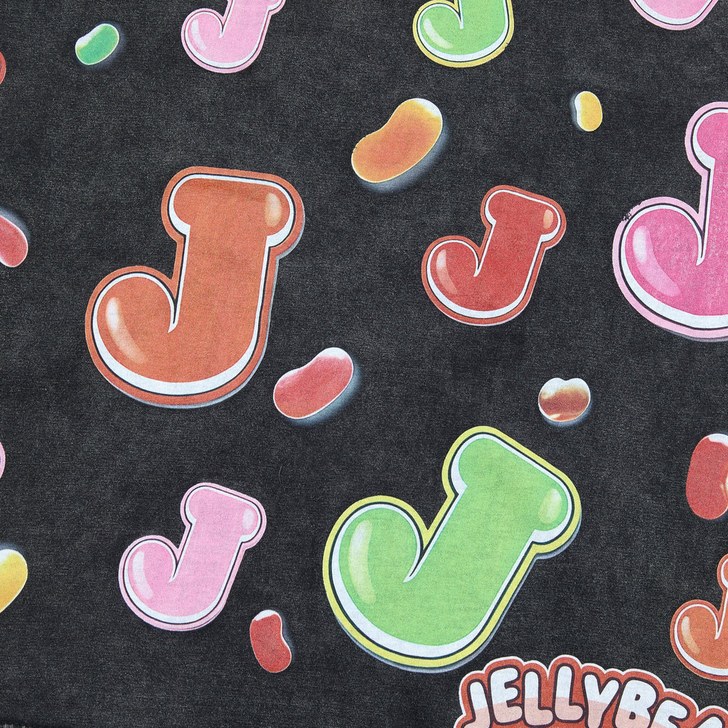 Jellybean Graphic Tee - close-up of J logo print detail
