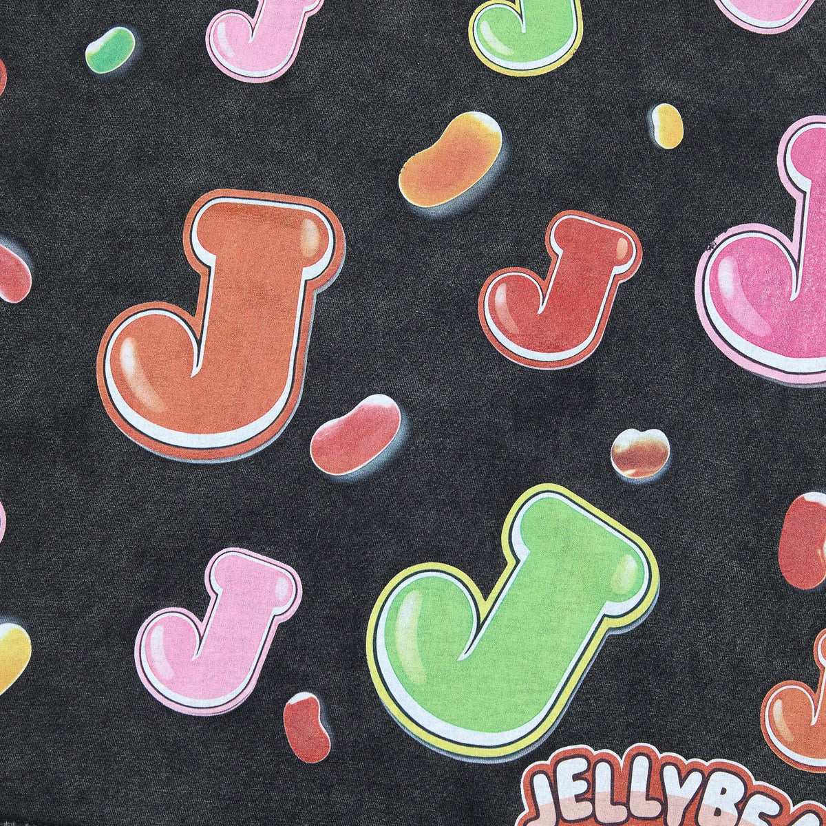 Jellybean Graphic Tee - close-up of J logo print detail