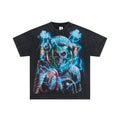 Jellybean Space Skull Tee – front and back view