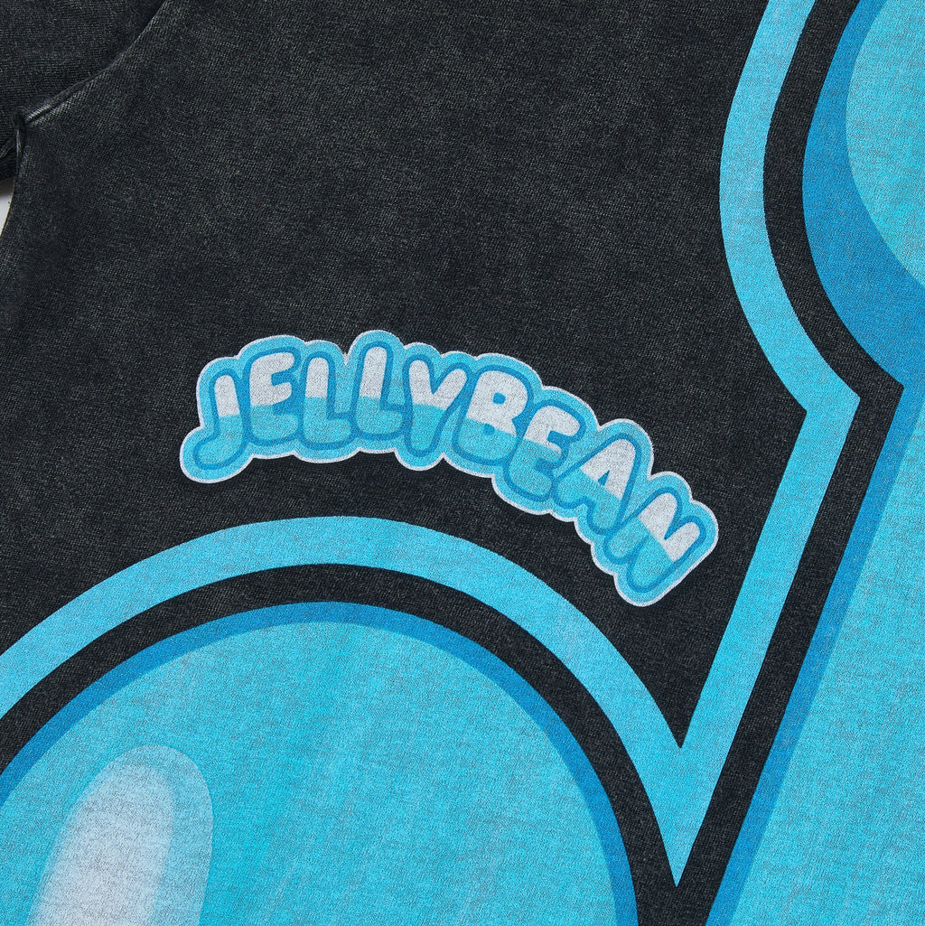 Jellybean Space Skull Tee – astronaut skull detail