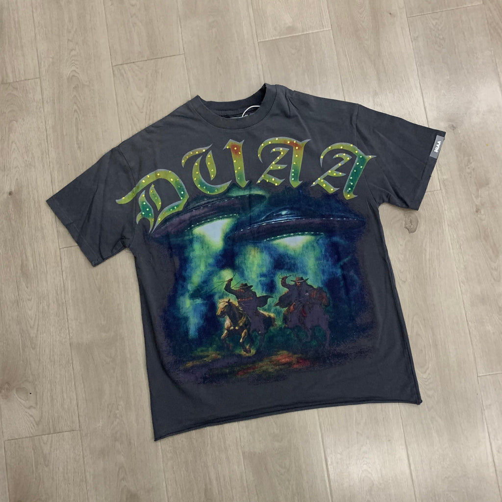 DUAA UFO Cowboys Graphic Tee - Detail