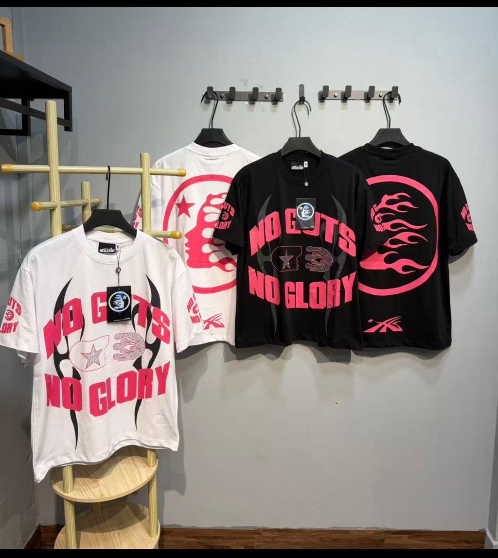 Hellstar No Guts No Glory T-Shirt - All colorways displayed