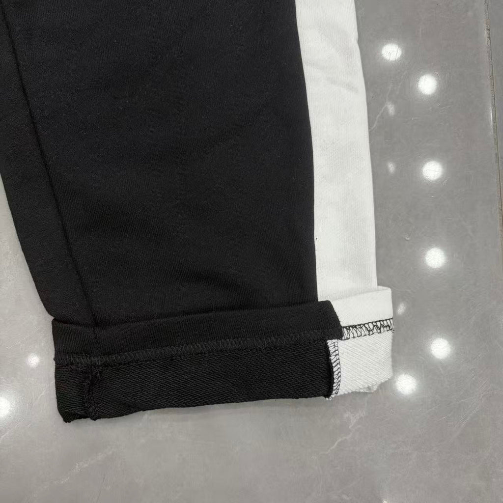 Mixed Emotion Side Stripe Sweatpants - front full view