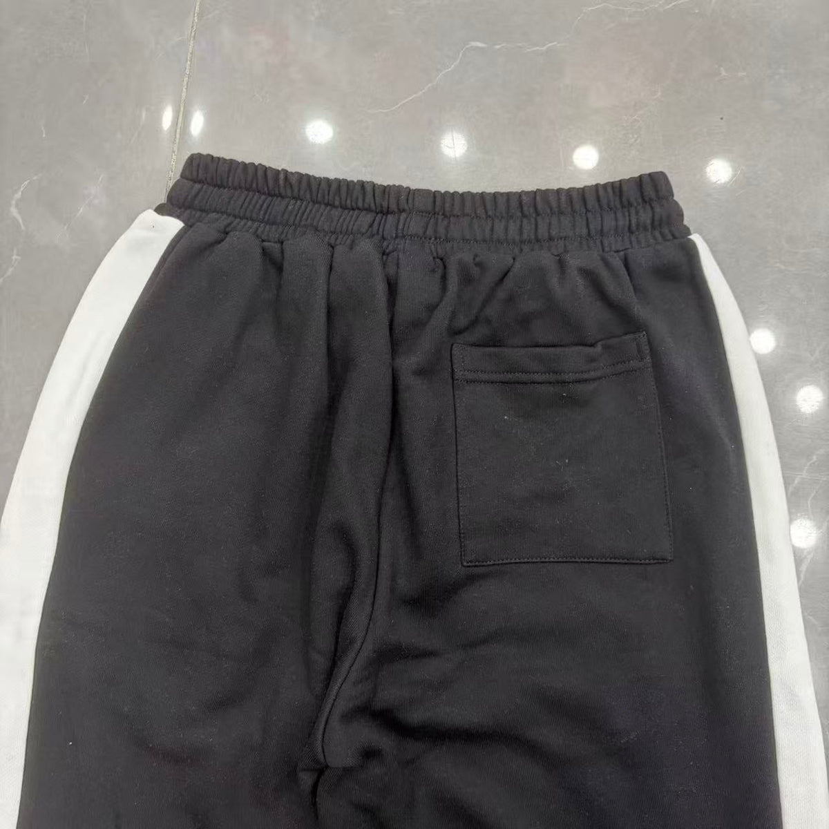 Mixed Emotion Side Stripe Sweatpants - cuff detail