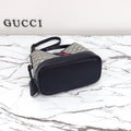 Gucci Ophidia bucket bag bottom view on marble