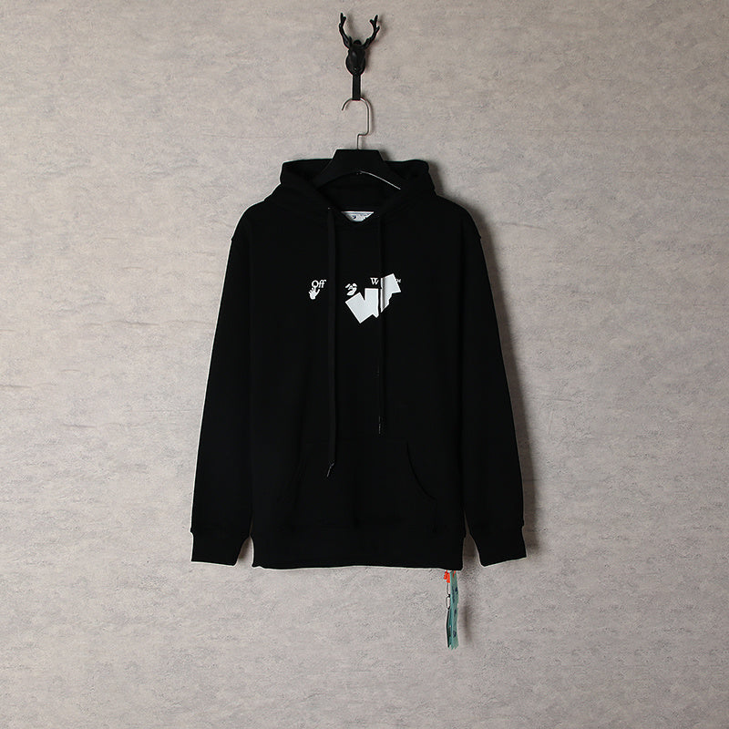 Off-White Brush Arrow Hoodie - White Back