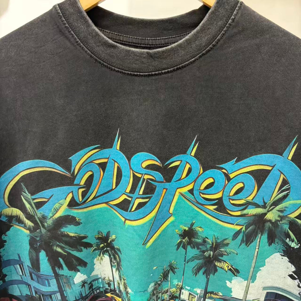 Godspeed Art Basel Miami Tee - Front detail