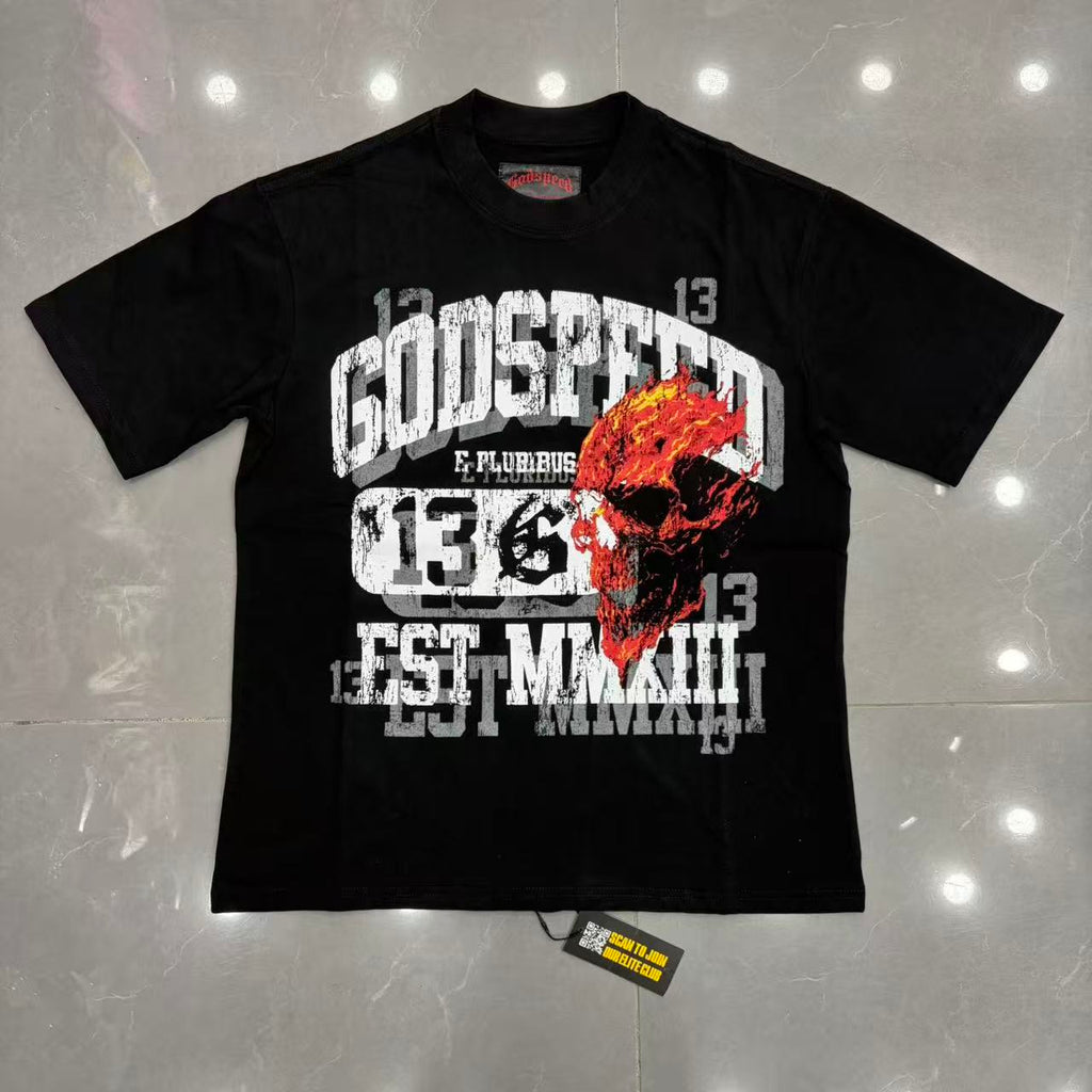 Godspeed E Pluribus 13 Tee - Front flat lay