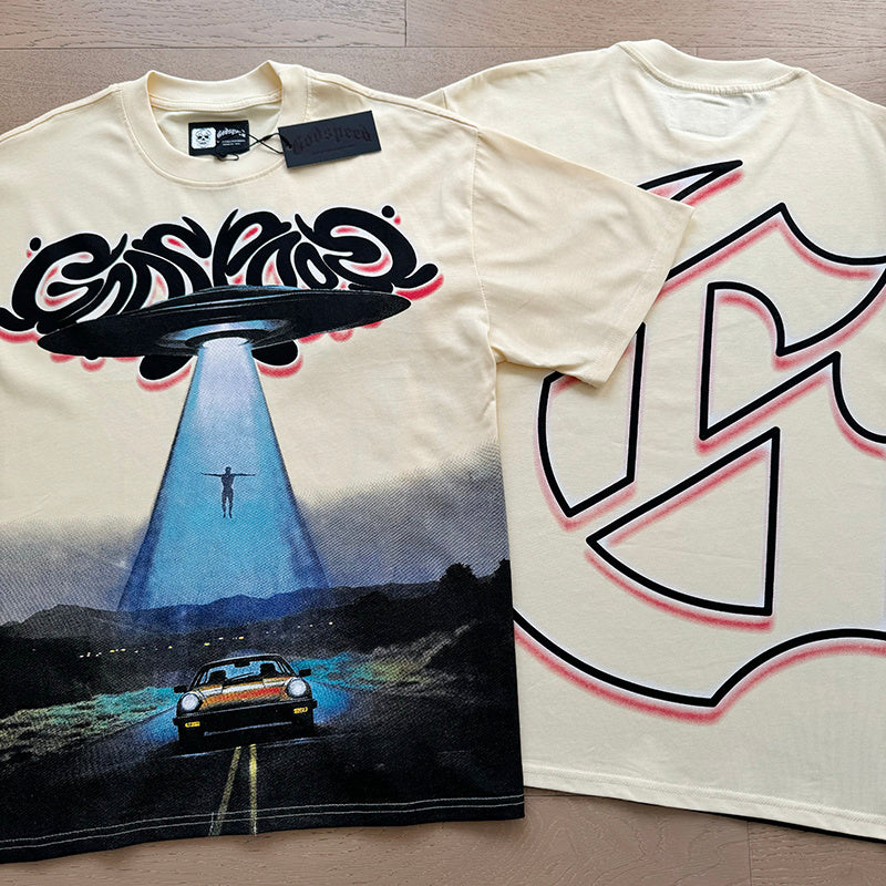 Godspeed UFO Abduction Graphic Tee