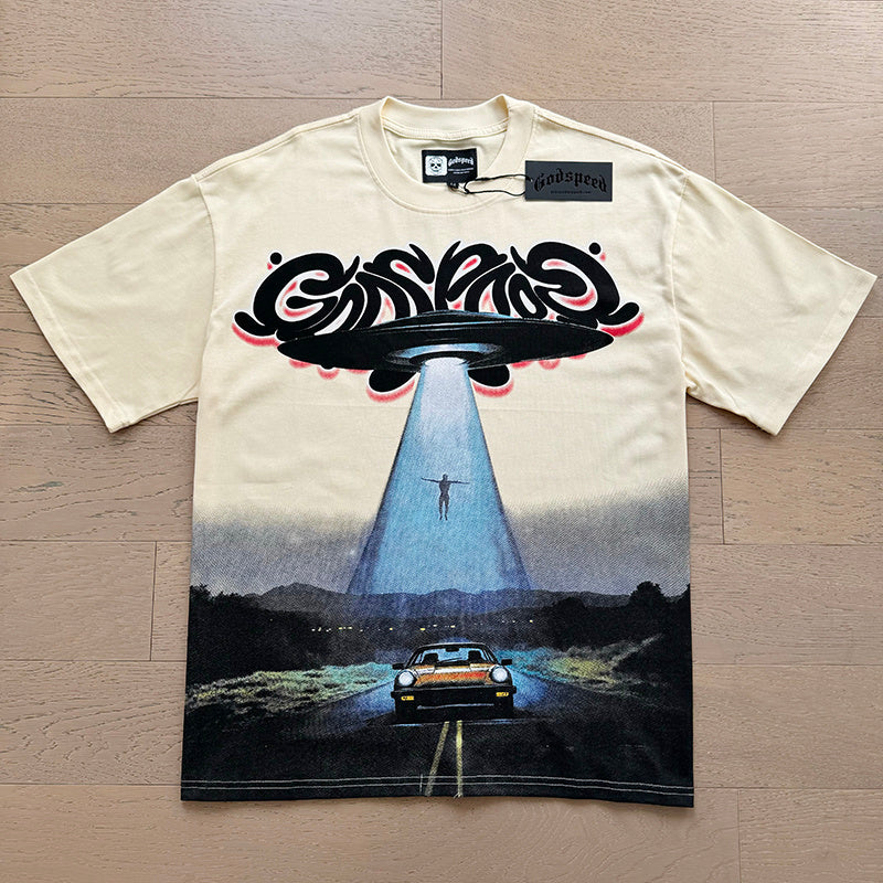 Godspeed UFO Abduction Graphic Tee