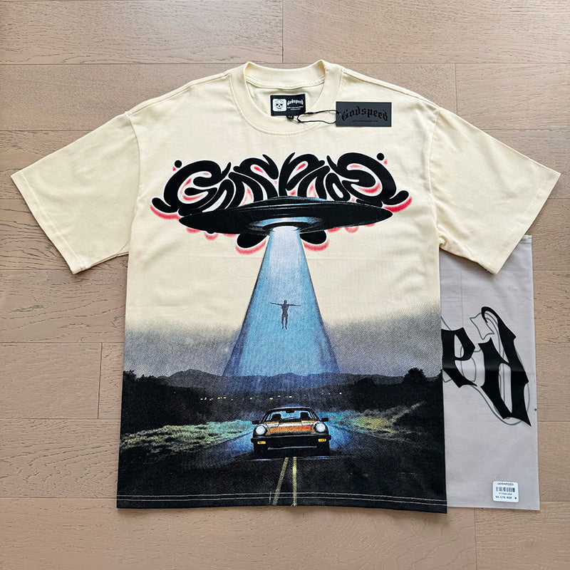 Godspeed UFO Abduction Graphic Tee