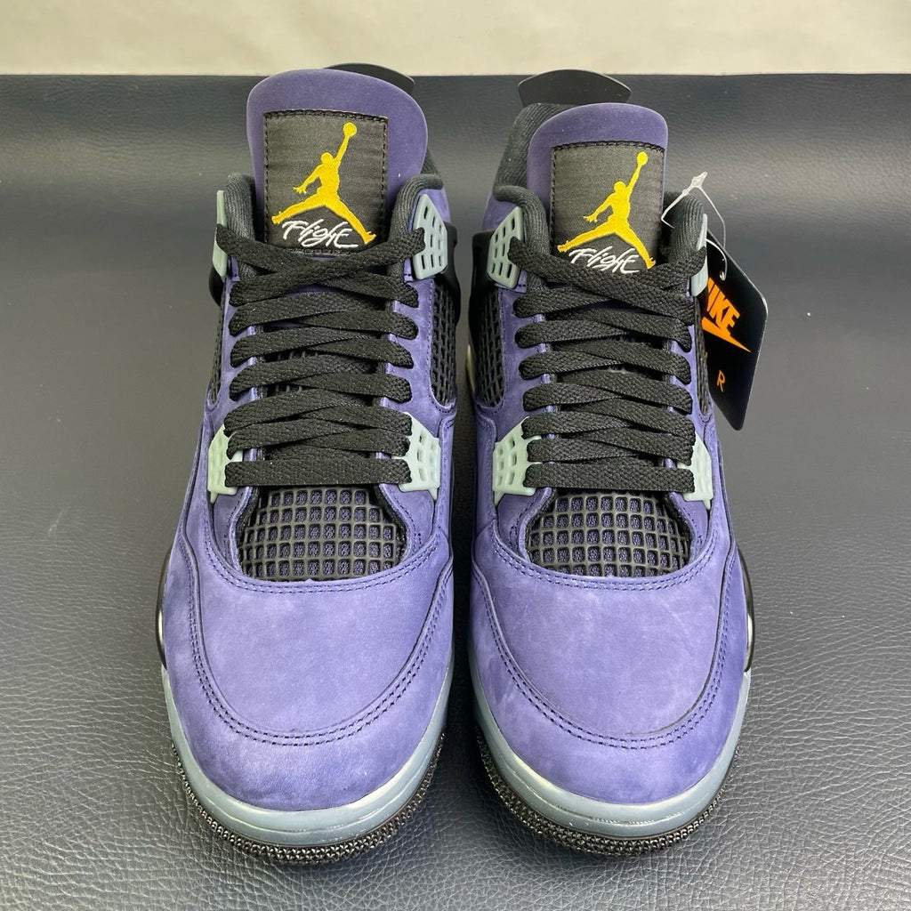 Air Jordan 4 Canyon Purple - front view pair