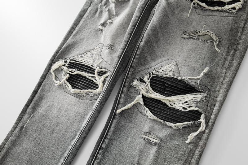 AMIRI MX1 Grey Jeans – Back pocket close-up