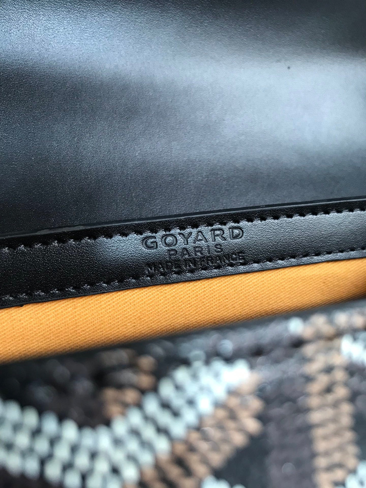 Goyard Saigon Mini Bag – bottom view with metal feet