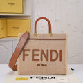 Fendi Sunshine Medium Tote - FENDI ROMA interior label detail