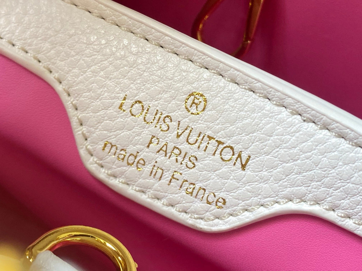 Louis Vuitton Monogram Flower gold turn-lock snap detail