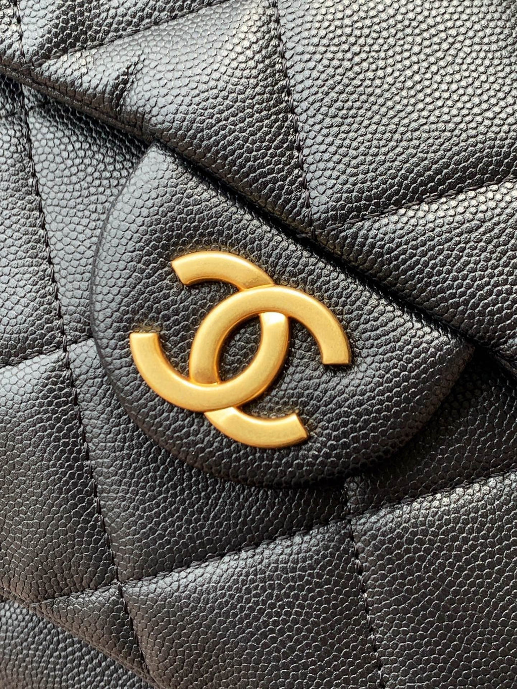 Chanel mini backpack gold zipper detail