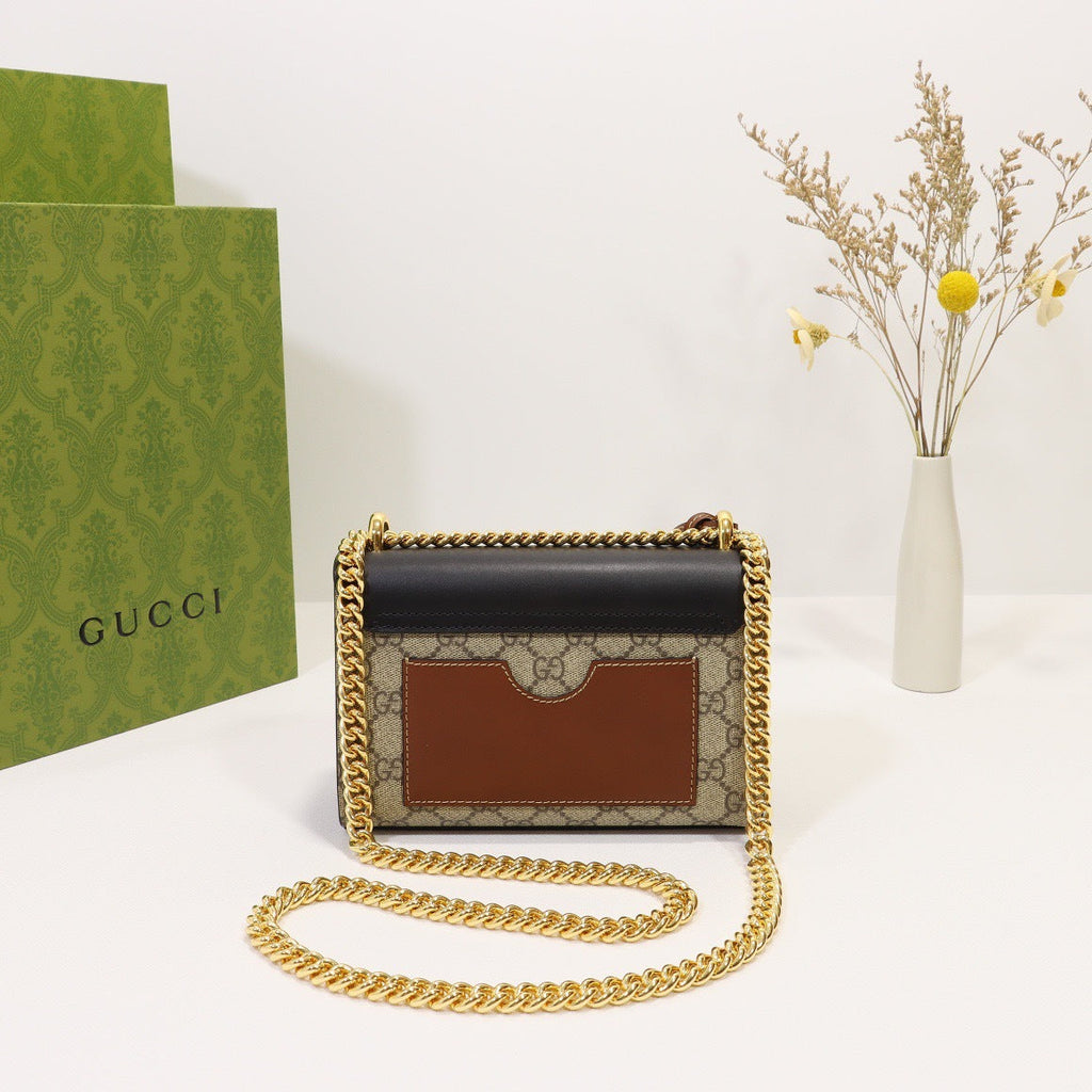 Gucci Padlock Small Shoulder Bag - side angle view