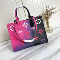 LV OnTheGo MM Midnight Fuchsia - front view