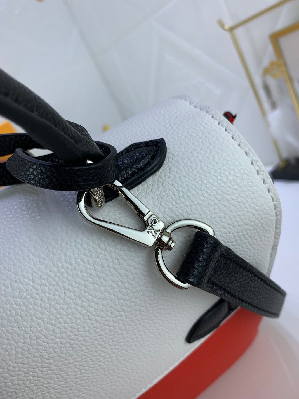 LV Lockme Ever BB - front full view with shoulder strap