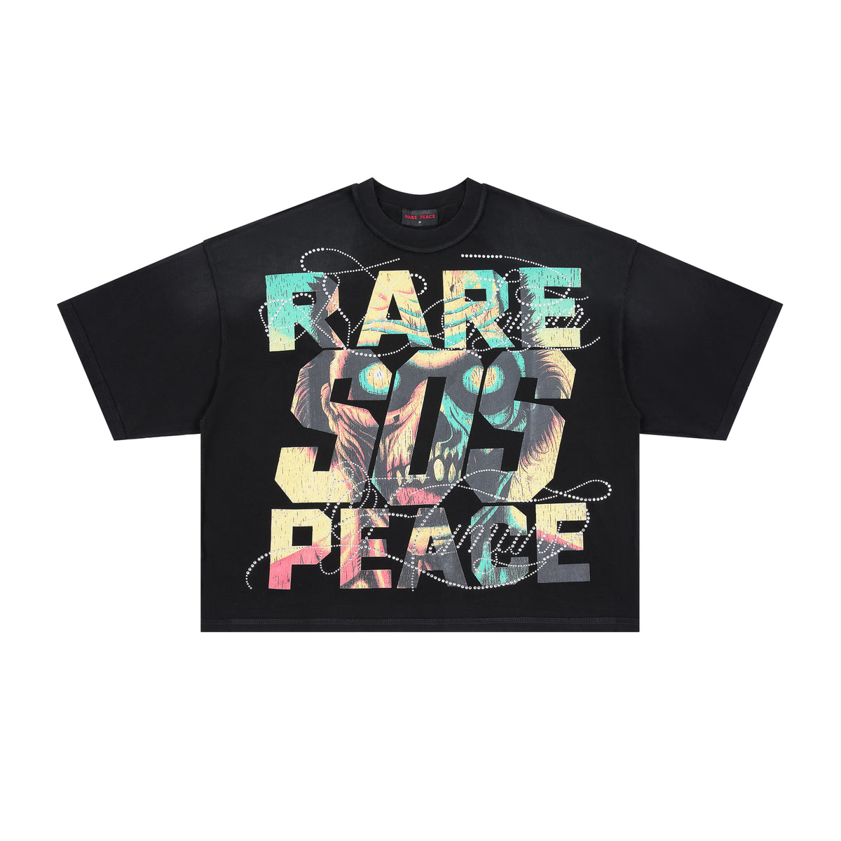 RARE PEACE Save Our Souls Graphic Crop T-shirt