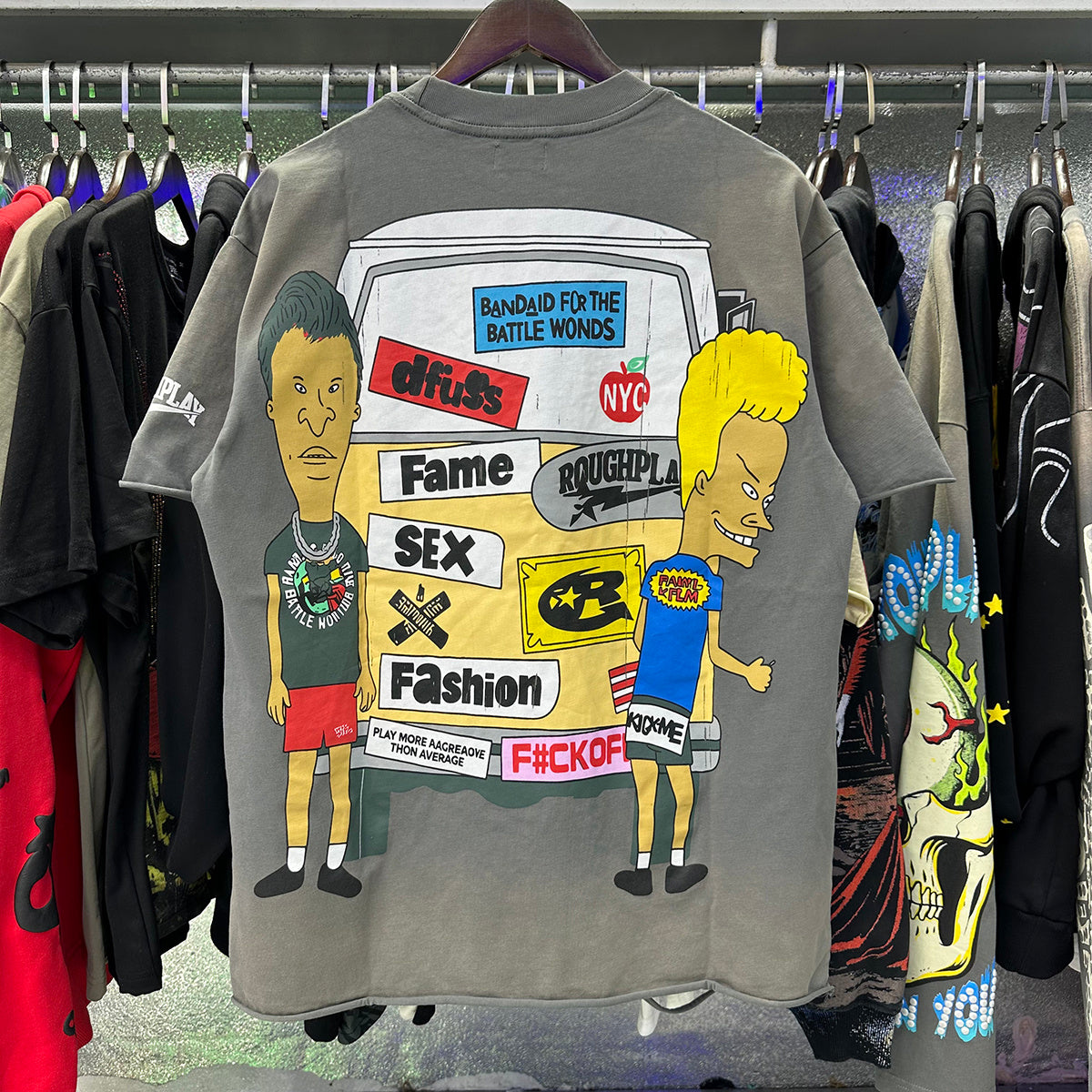 RoughPlay Beavis Butthead Van T-shirt