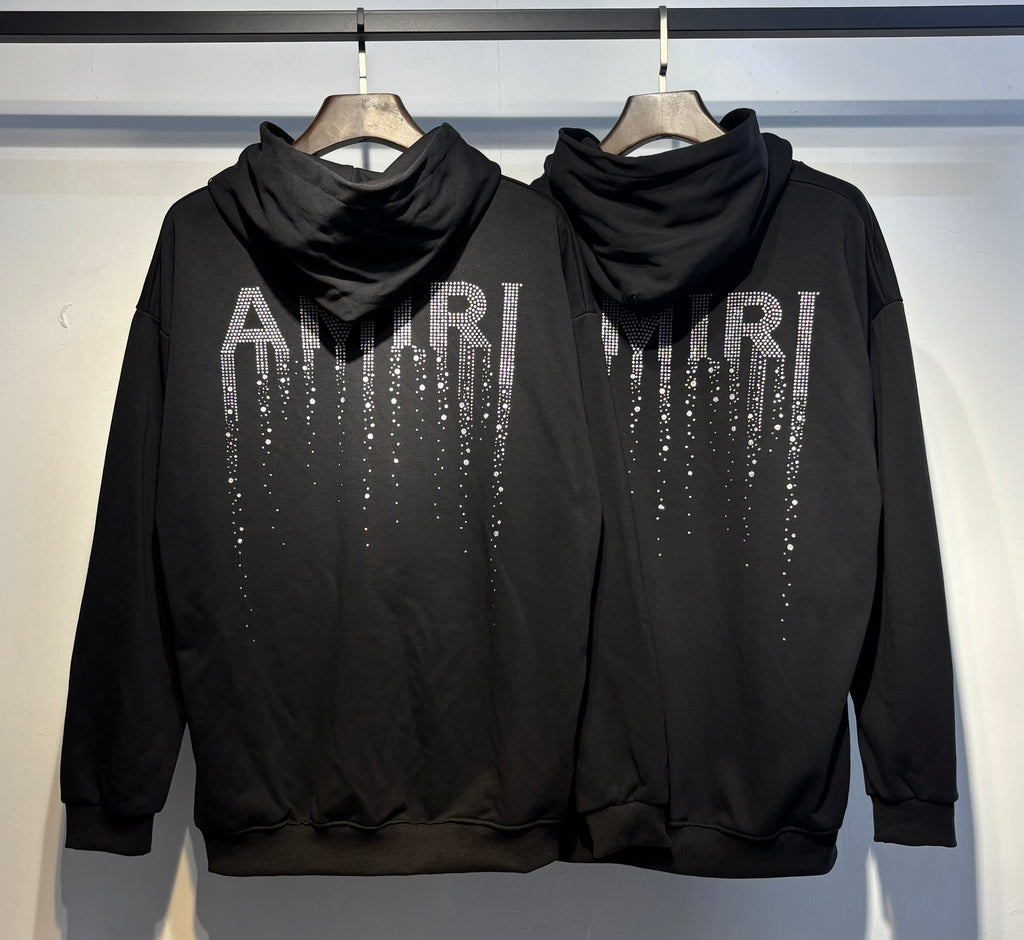 Amiri Crystal Drip Hoodie