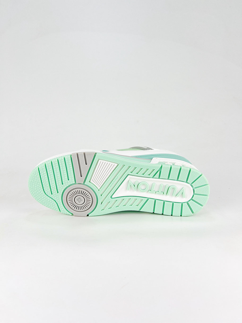 LV Trainer Sneaker Mint Green - Sole view