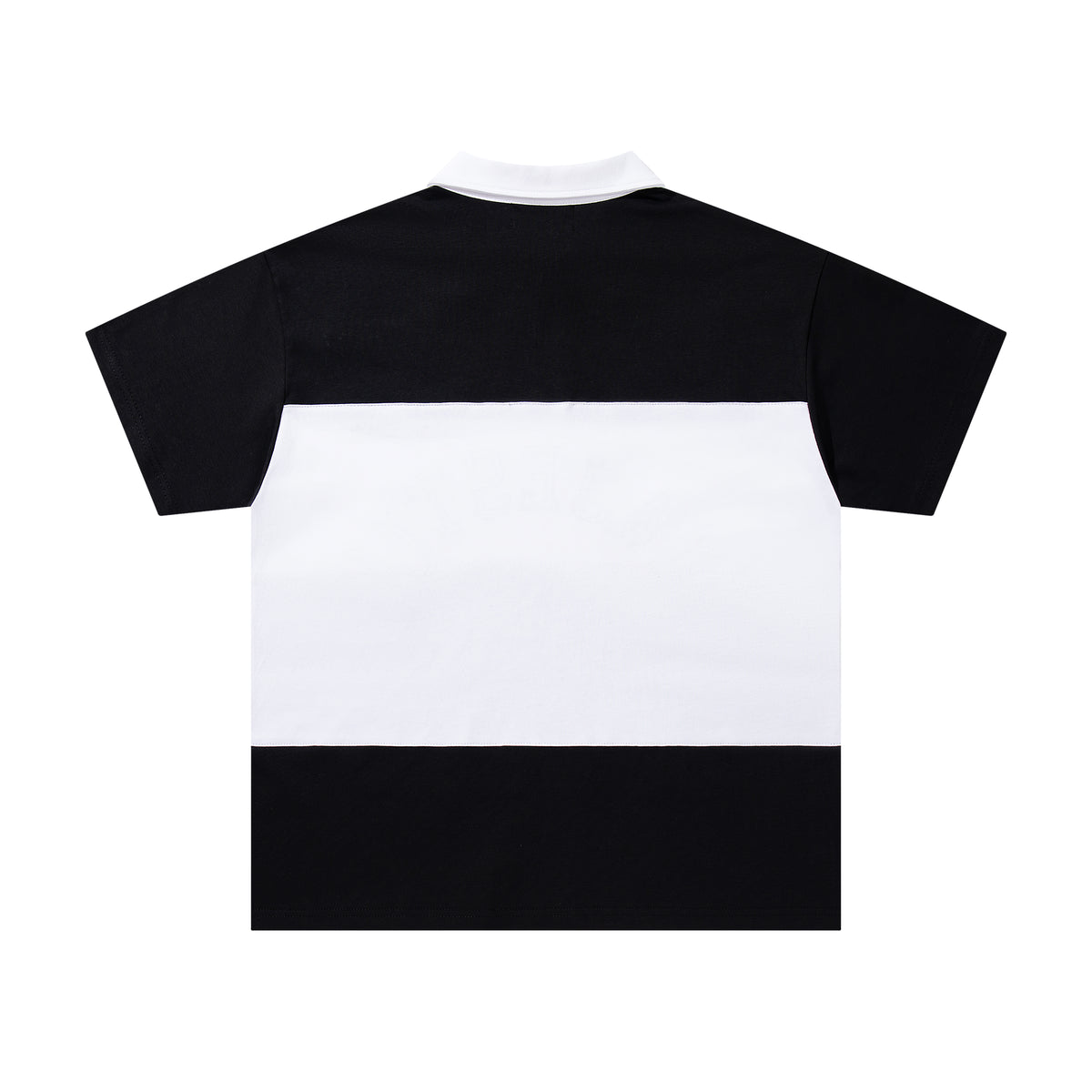 MAJESTIK - COLLARD ZIP UP T-SHIRT