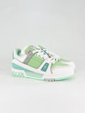 LV Trainer Sneaker Mint Green - Side view