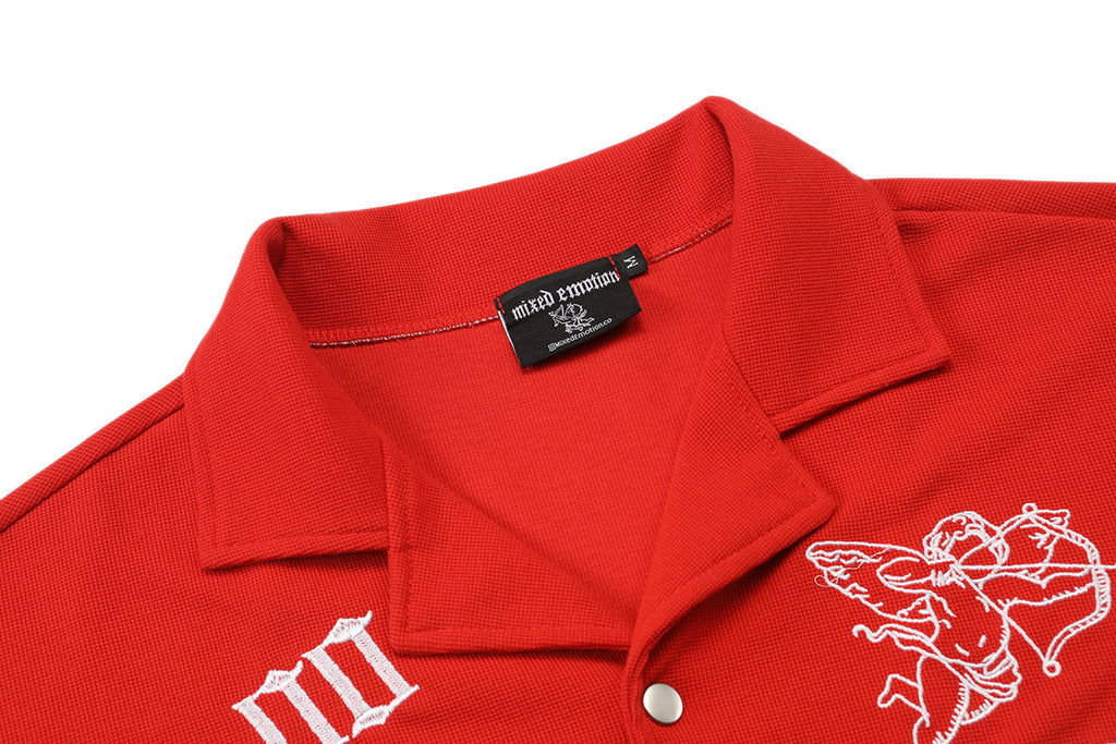 MIXED EMOTIONS - BUTTON UP T-SHIRT