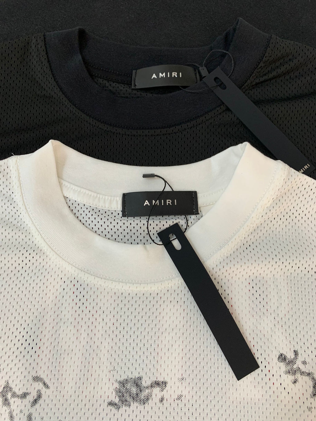 Amiri 001 Mesh Tee - Label Close-Up