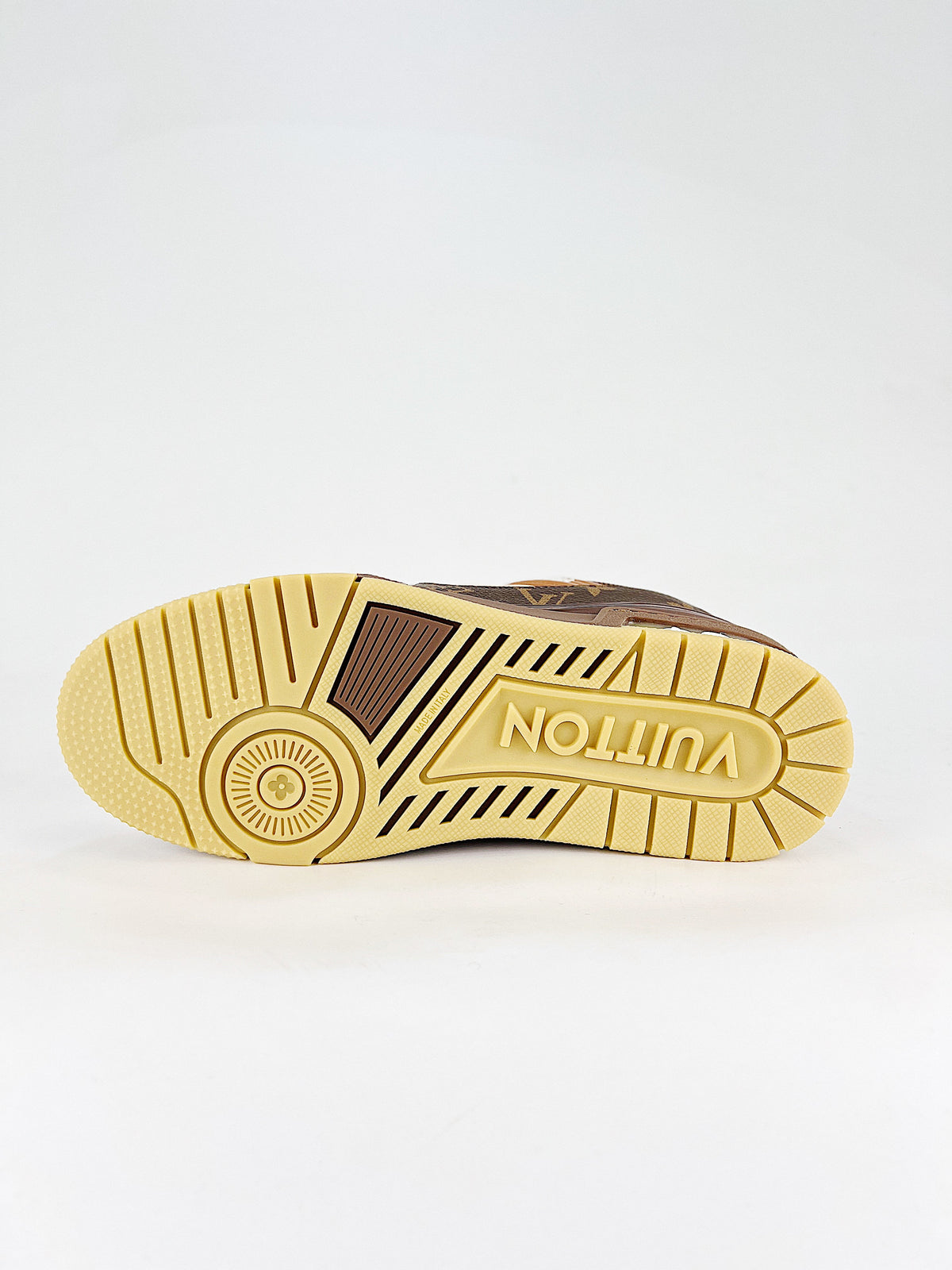 LV Trainer Sneaker Monogram Brown Tan - Outsole view
