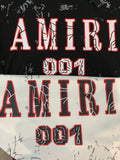 Amiri 001 Logo Detail - Black & White Colorways