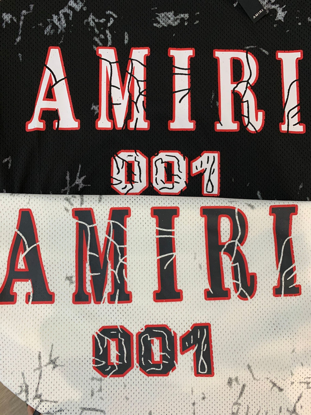 Amiri 001 Logo Detail - Black & White Colorways
